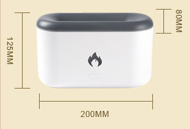 Flame Aroma Diffuser – Relaxing LED Fire Effect