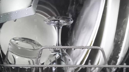 AE-TDQR03 Portable Countertop Dishwasher – Compact Mini with 5L Water Tank, Air-Dry Function, 5 Washing Programs – Baby Care, Glass and Fruit Wash, White/Black