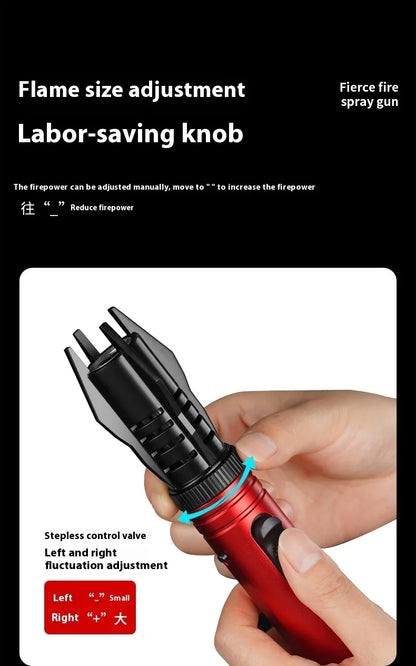 Gas Lighter Kitchen Cooking Powerful Metal Windproof Torch Flame Jet Barbecue Smoking Accessories Cigar Lighters Men's Gift