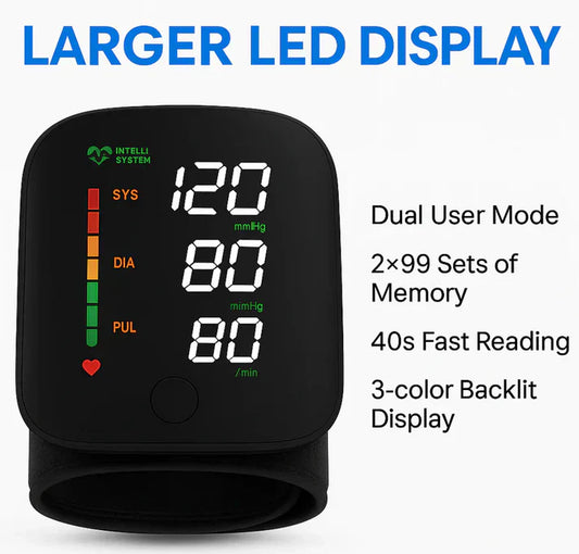 SEAGRIL™Smart Wrist Blood Pressure Monitor