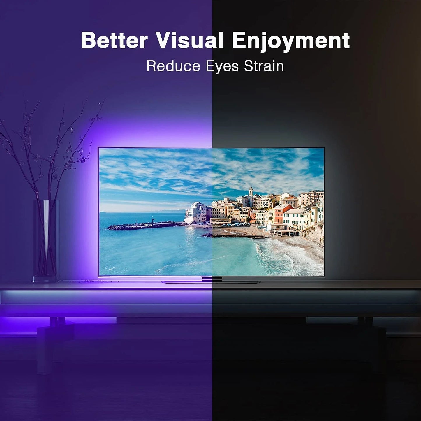 SoundSync™ Reactive TV LED Backlight